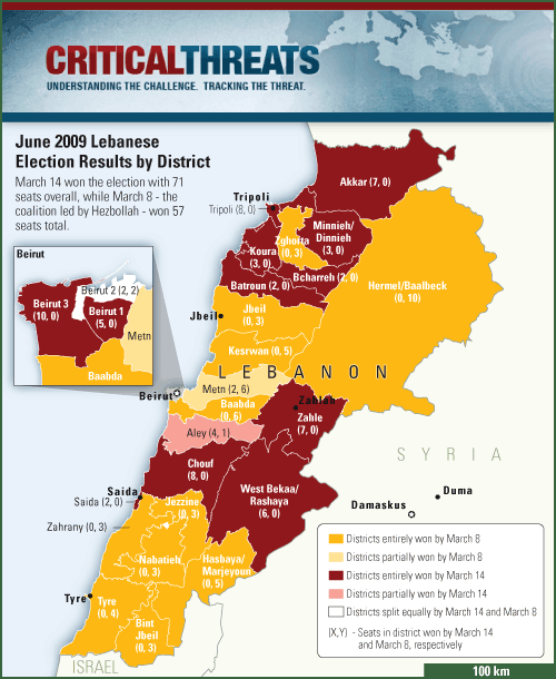 2009 Lebanese Parliamentary Elections Critical Threats