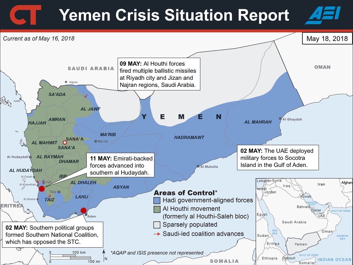 2018 05 18 yemen sitrep map