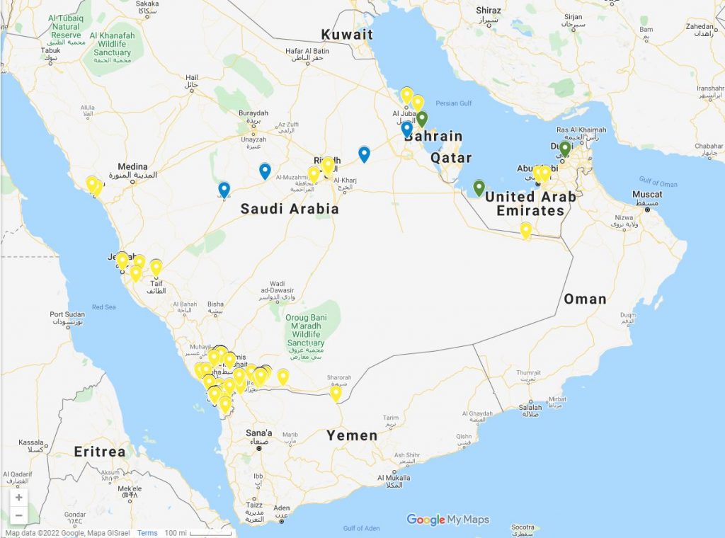 January 2022 Map Update: Al Houthi Attacks On Saudi Arabia And The Uae |  Critical Threats