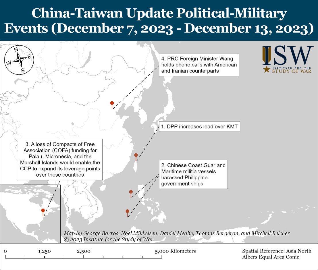 China Taiwan Weekly Update, December 15, 2023 | Critical Threats