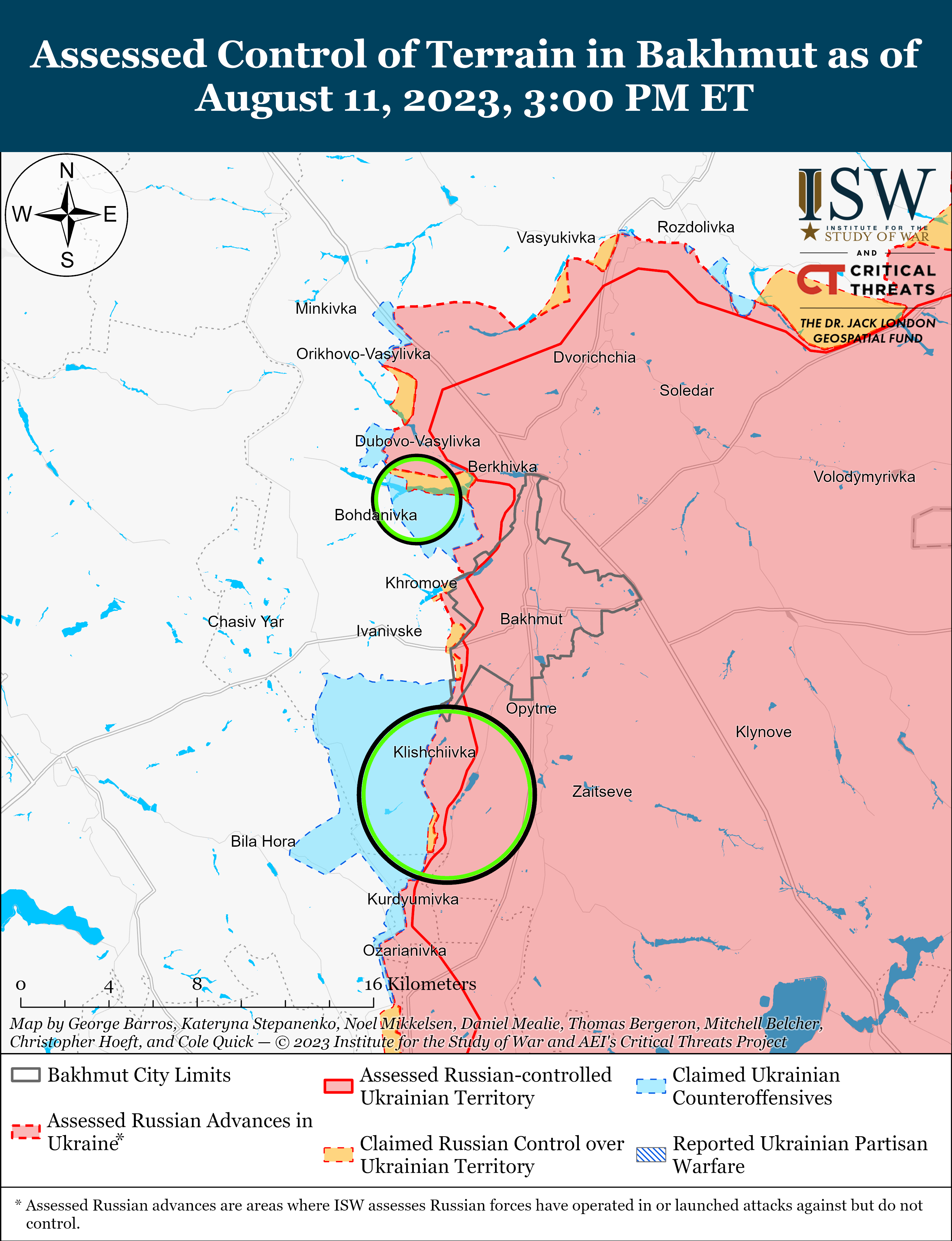 Russian Offensive Campaign Assessment, August 11, 2023