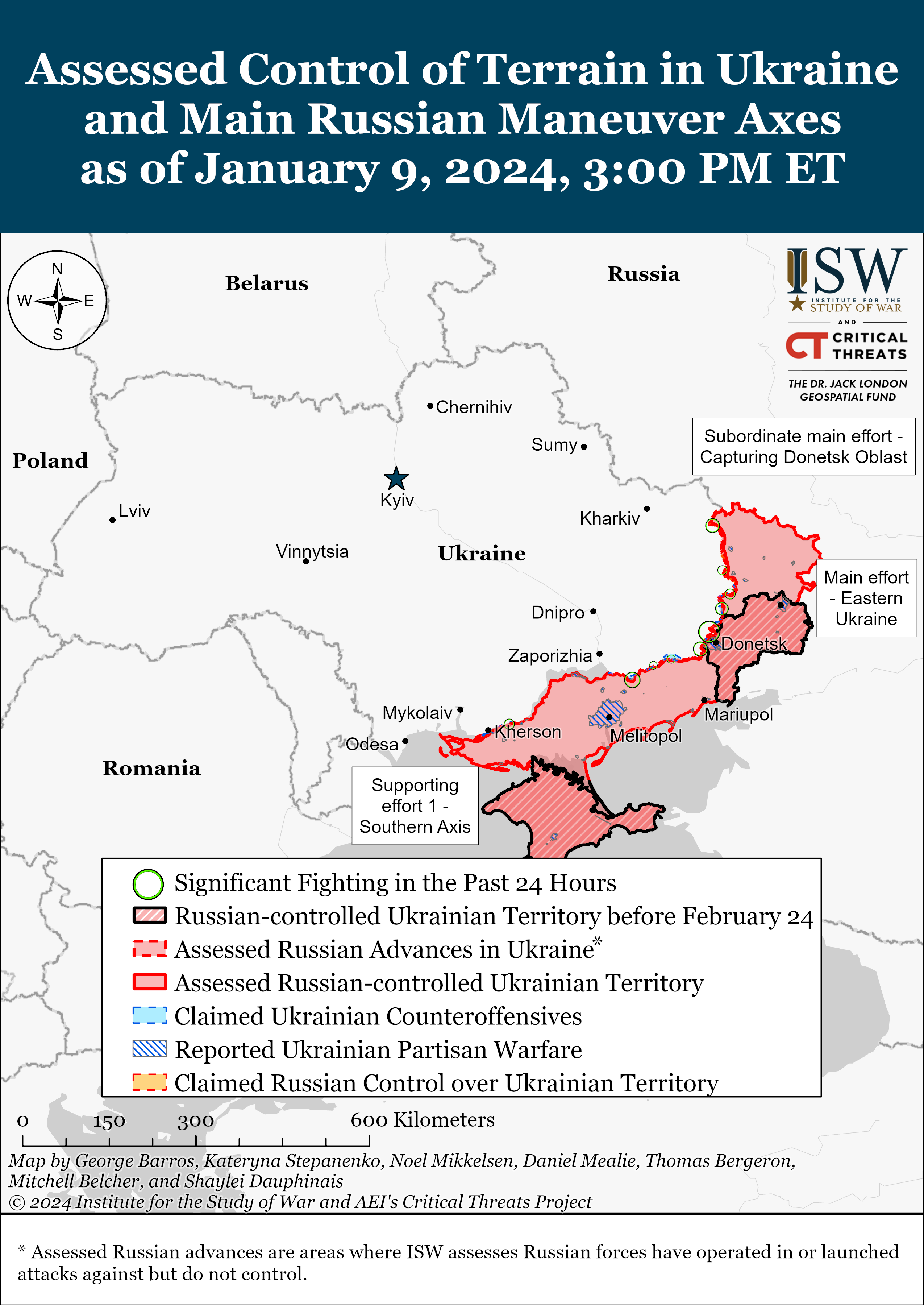 Russian Offensive Campaign Assessment, January 9, 2024