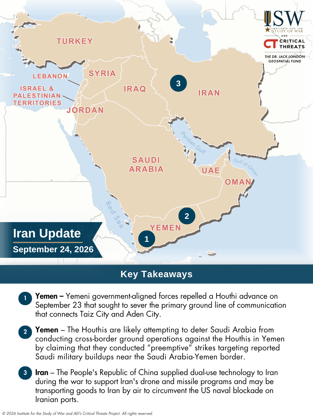 Iran Update, September 24, 2026