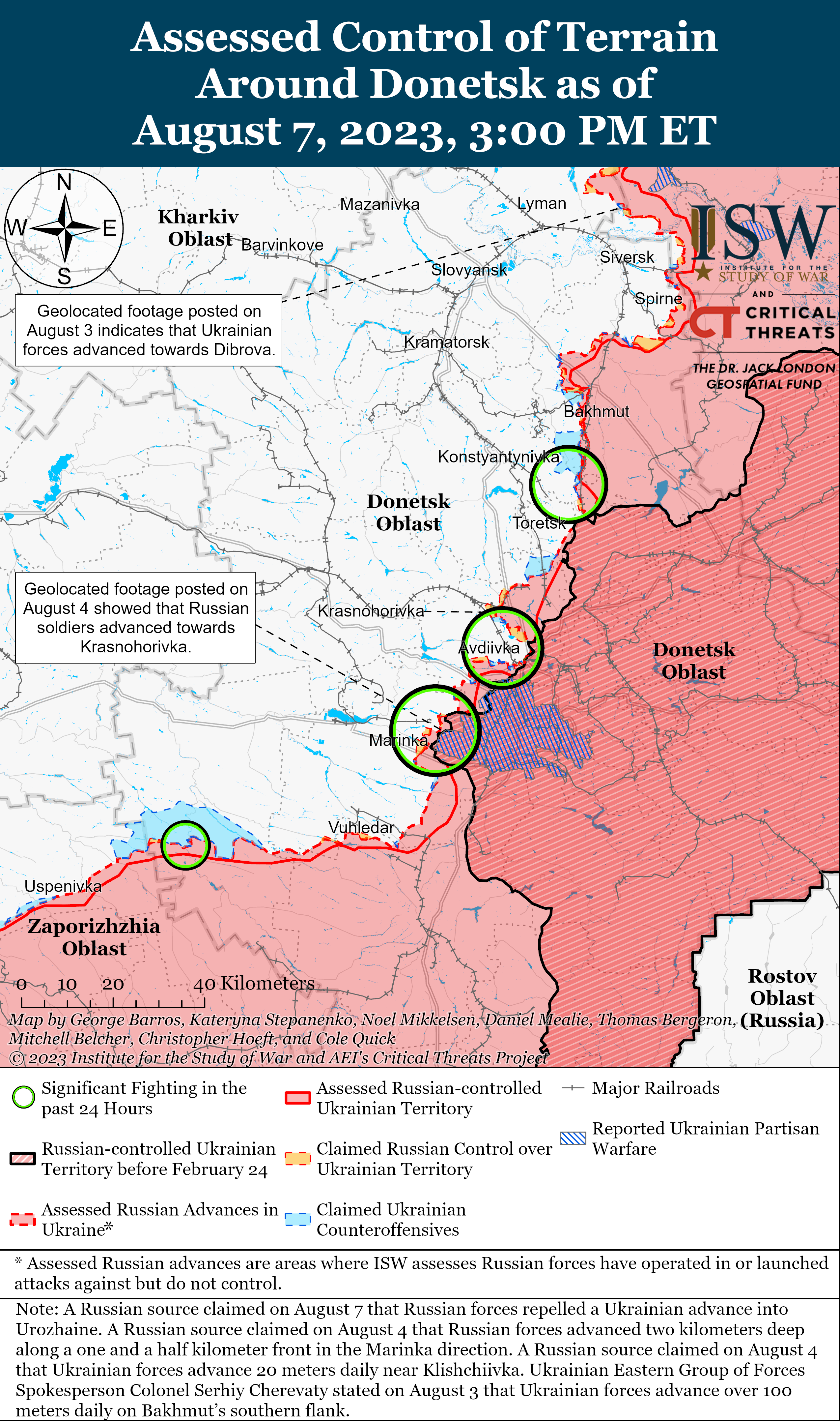 DUG Territory and POI Map – June 2023