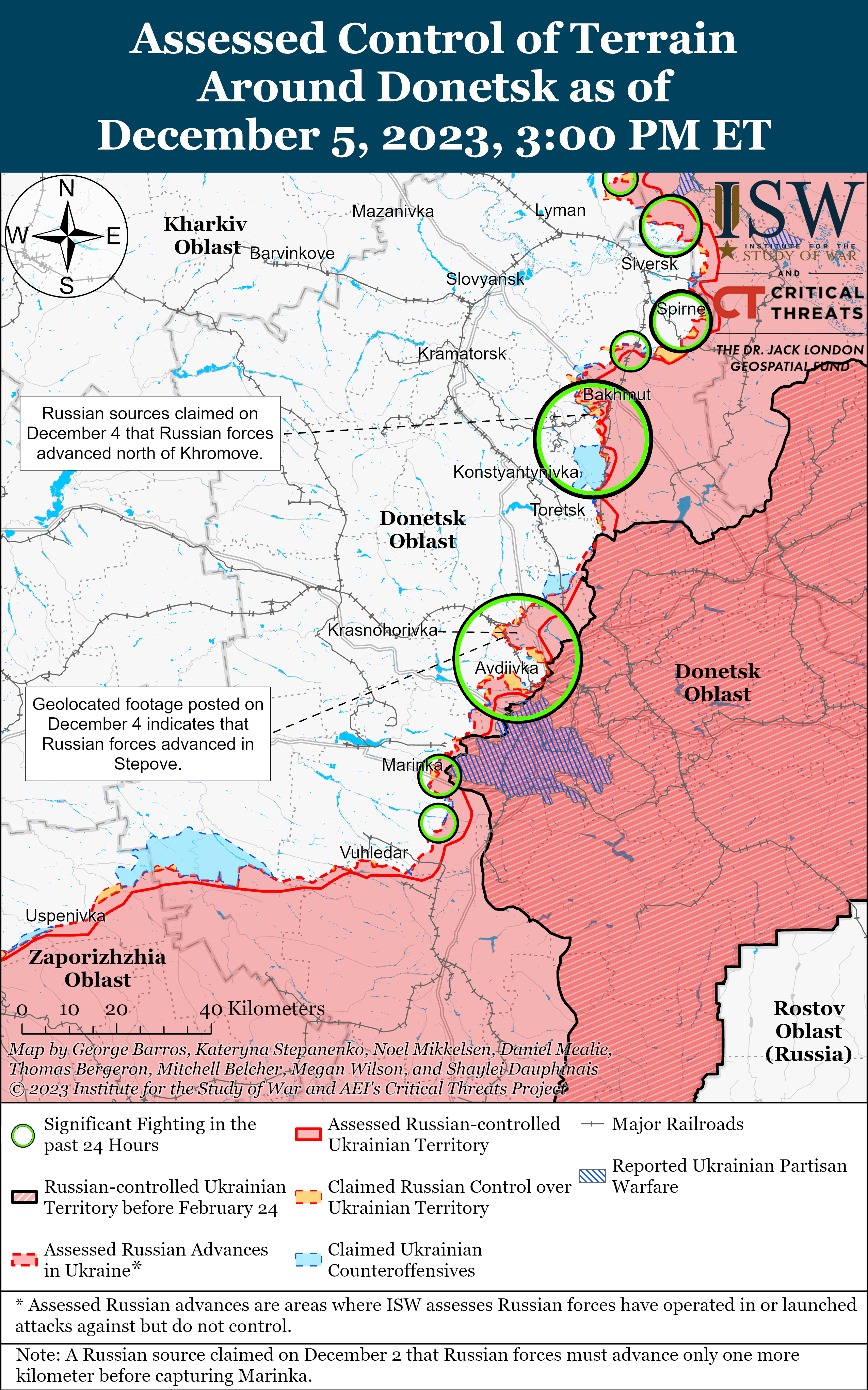 Russian Offensive Campaign Assessment, January 5, 2023