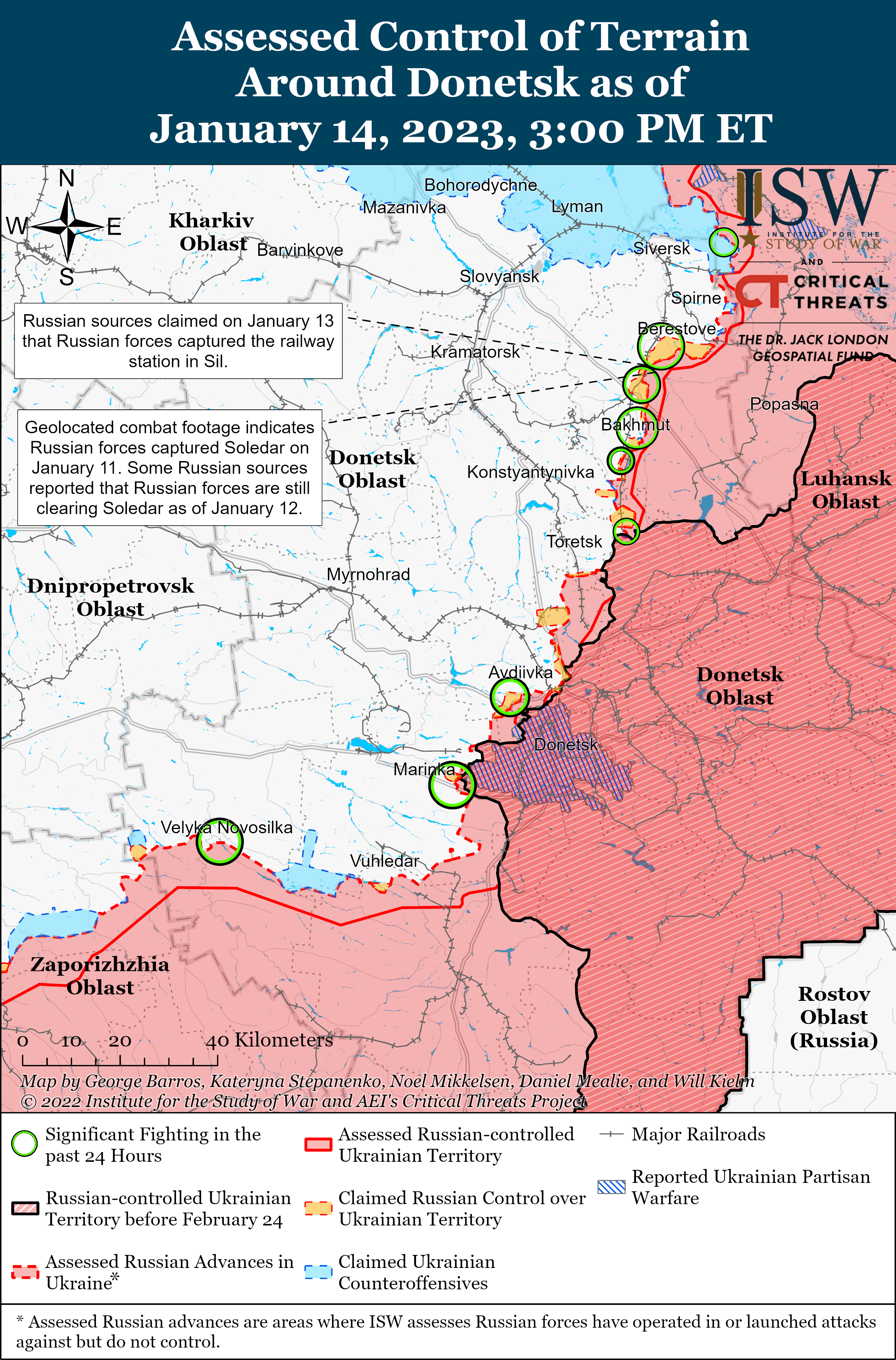 Russian Offensive Campaign Assessment, January 14, 2023 | Critical Threats