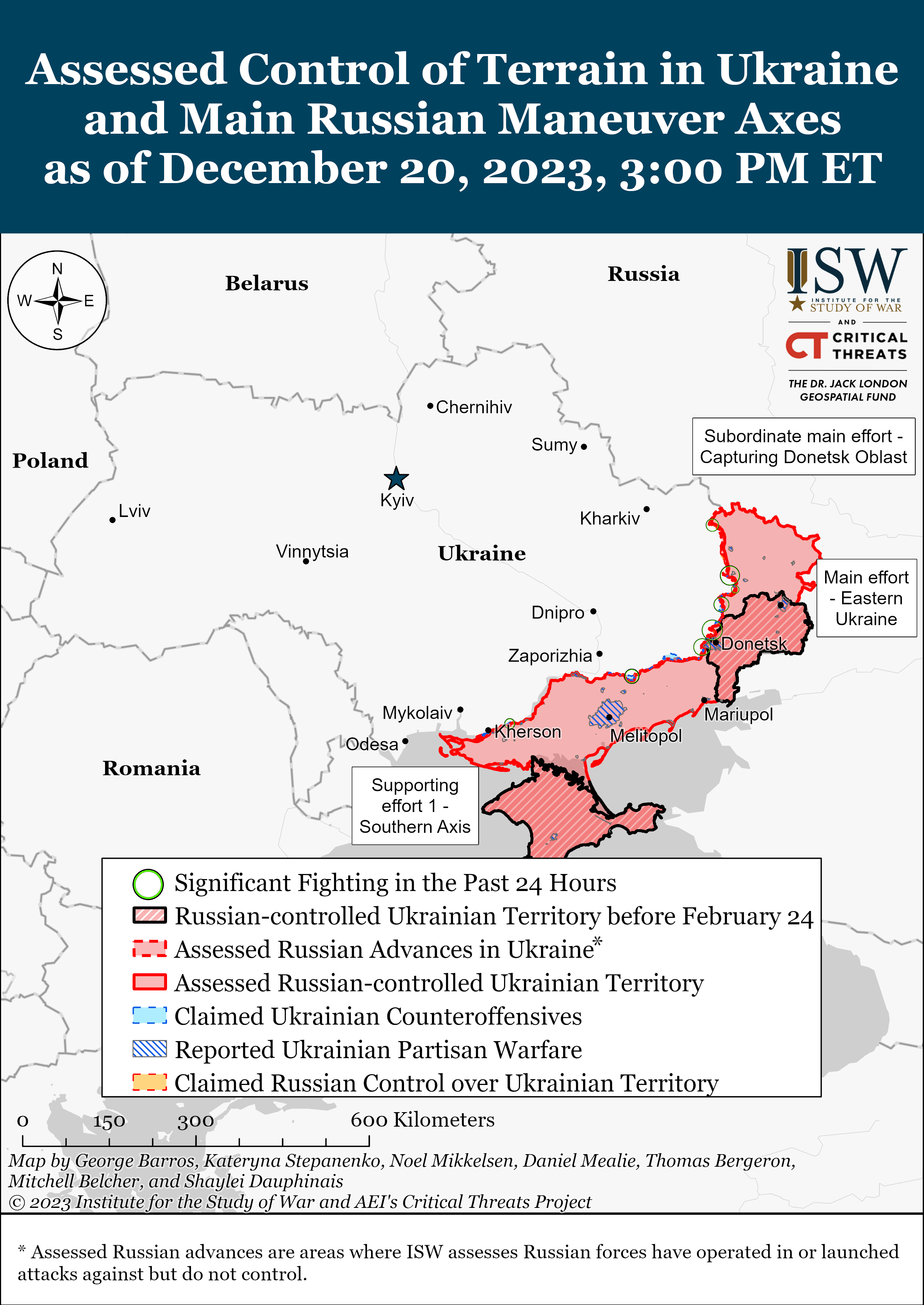 Russian Offensive Campaign Assessment, December 20, 2023 - Vimarsana News