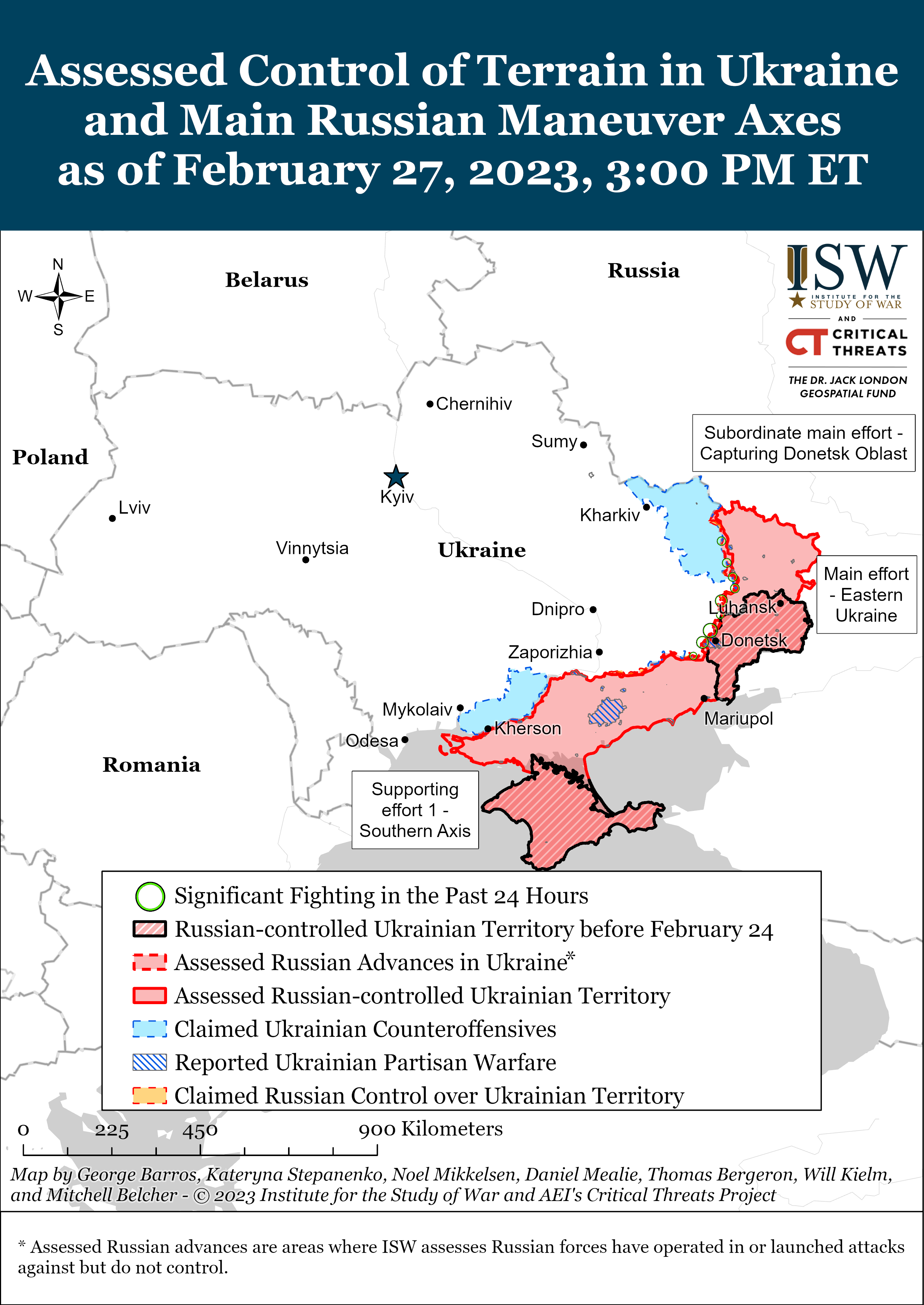 Russian Offensive Campaign Assessment, February 27, 2023