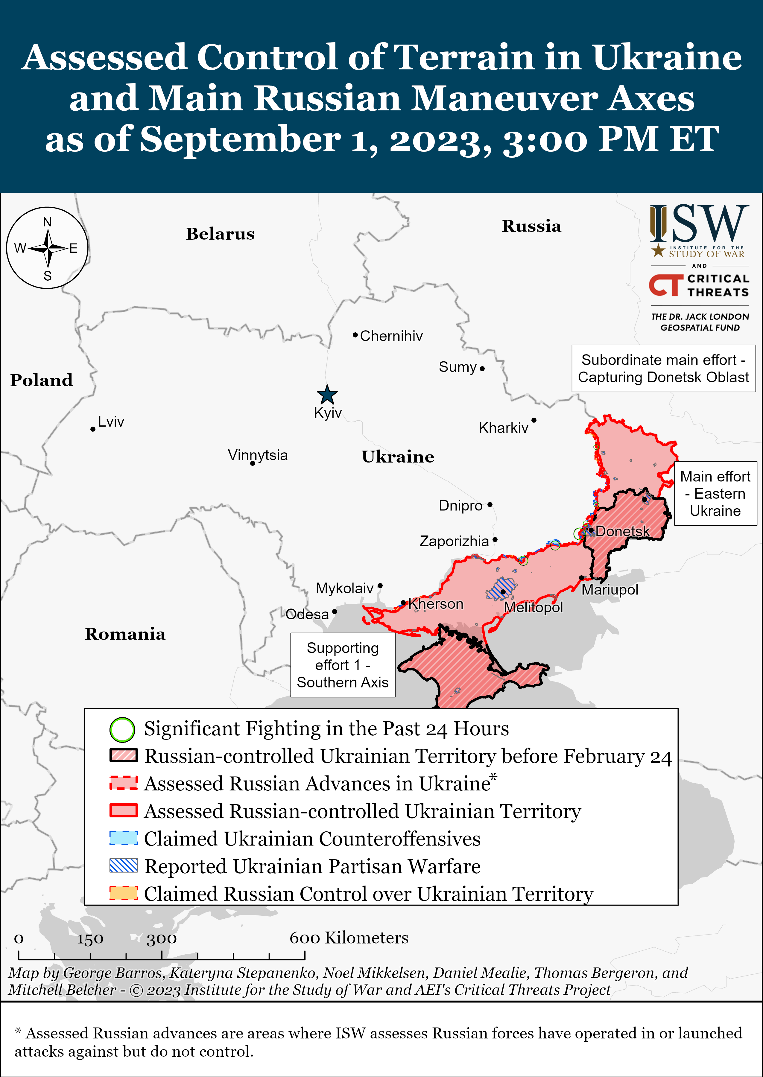 Russian Offensive Campaign Assessment, September 1, 2023 | Critical Threats