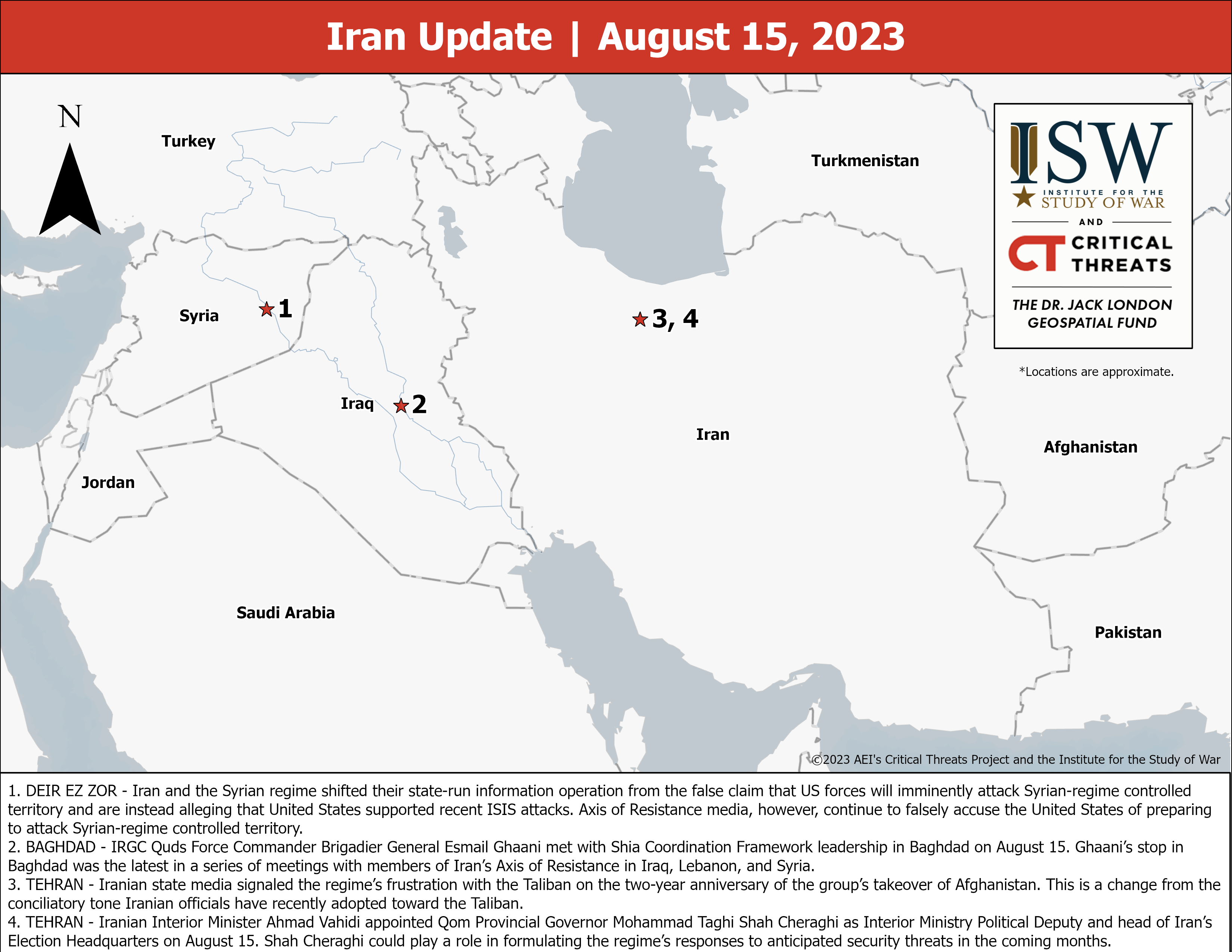 Iran Update, August 15, 2023 - Vimarsana News
