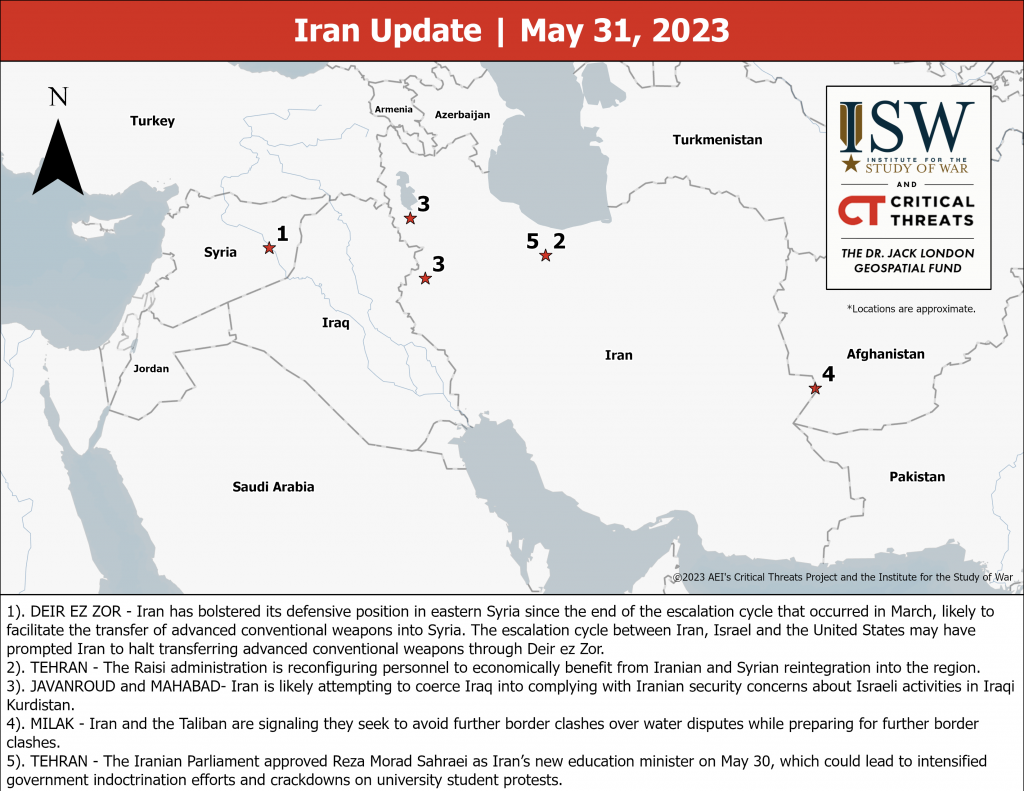 Iran Update, May 31, 2023 - Vimarsana News