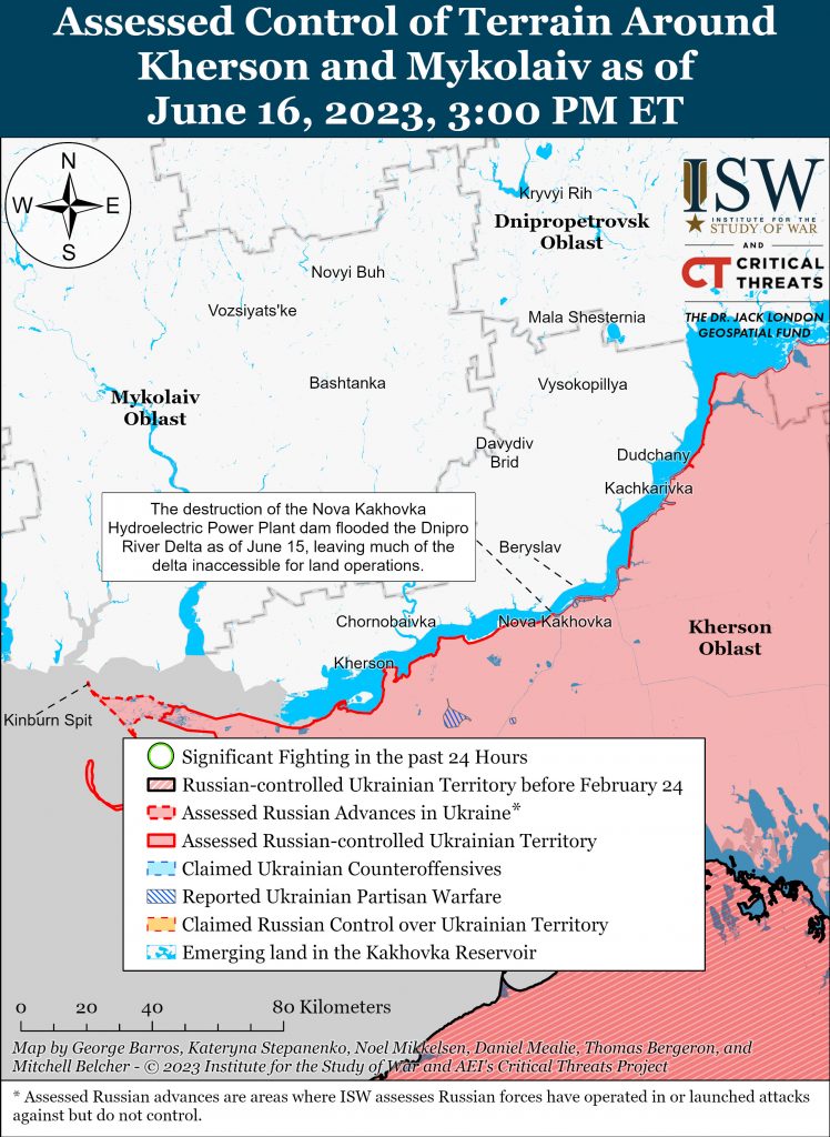 Kherson Mykolaiv Battle Map Draft June 162023