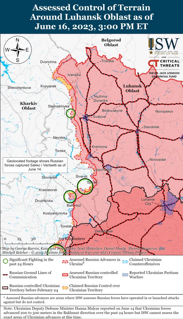 Luhansk Battle Map Draft June 162023