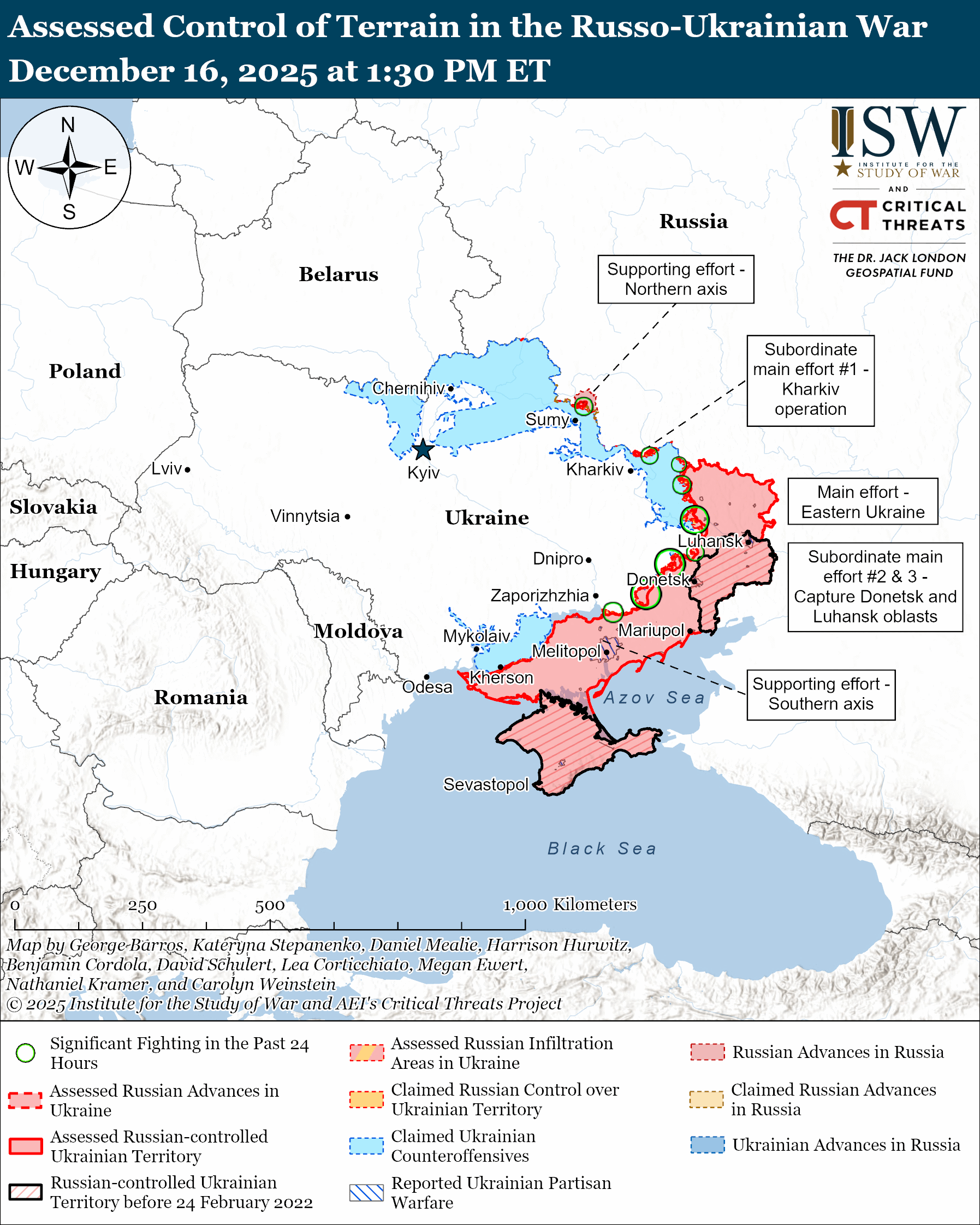 Russian Offensive Campaign Assessment, December 16, 2025