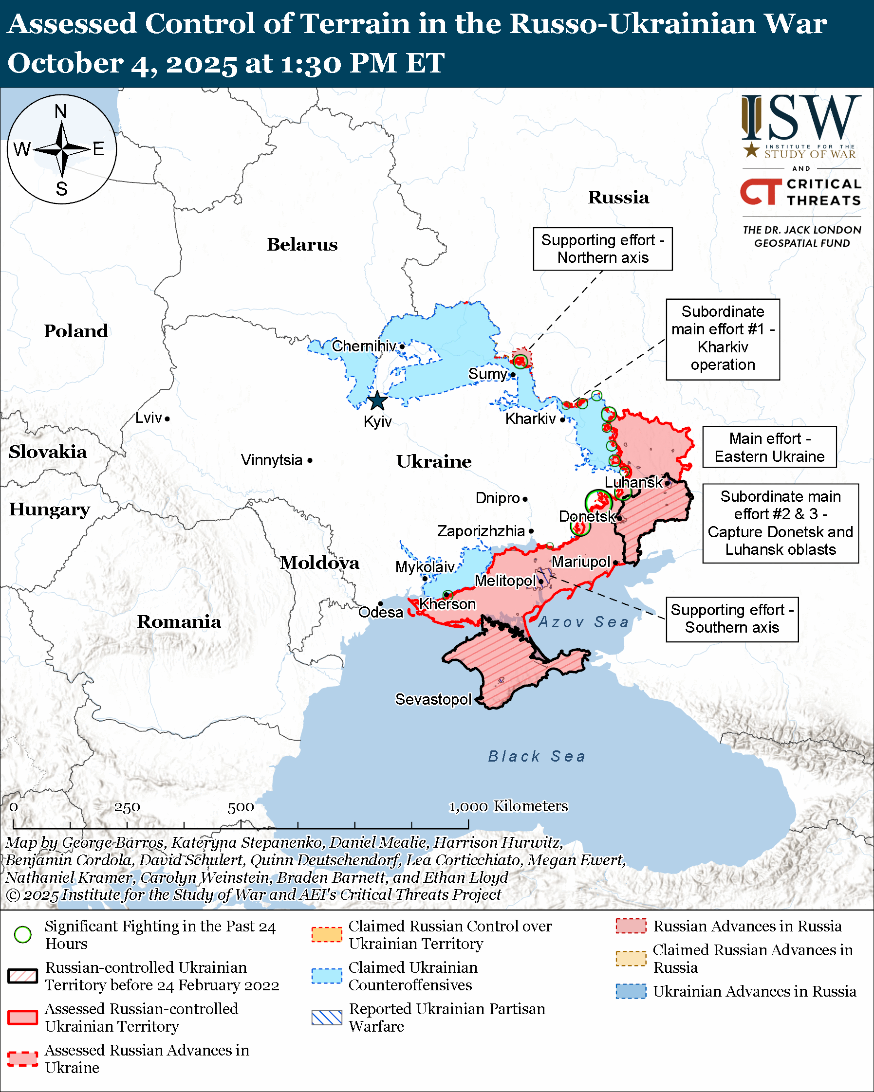 Russian Offensive Campaign Assessment, October 4, 2025