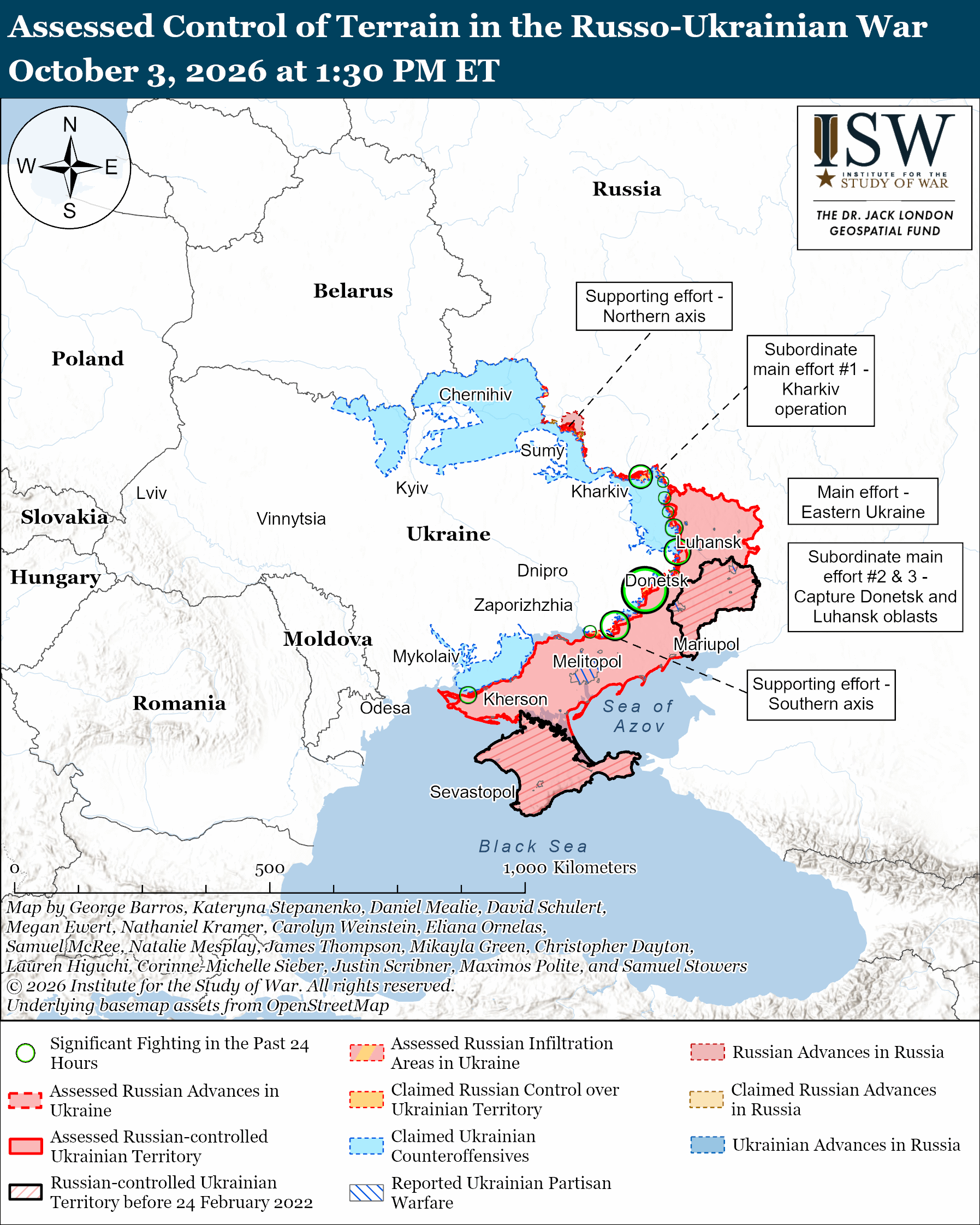 Russian Offensive Campaign Assessment, October 3, 2026