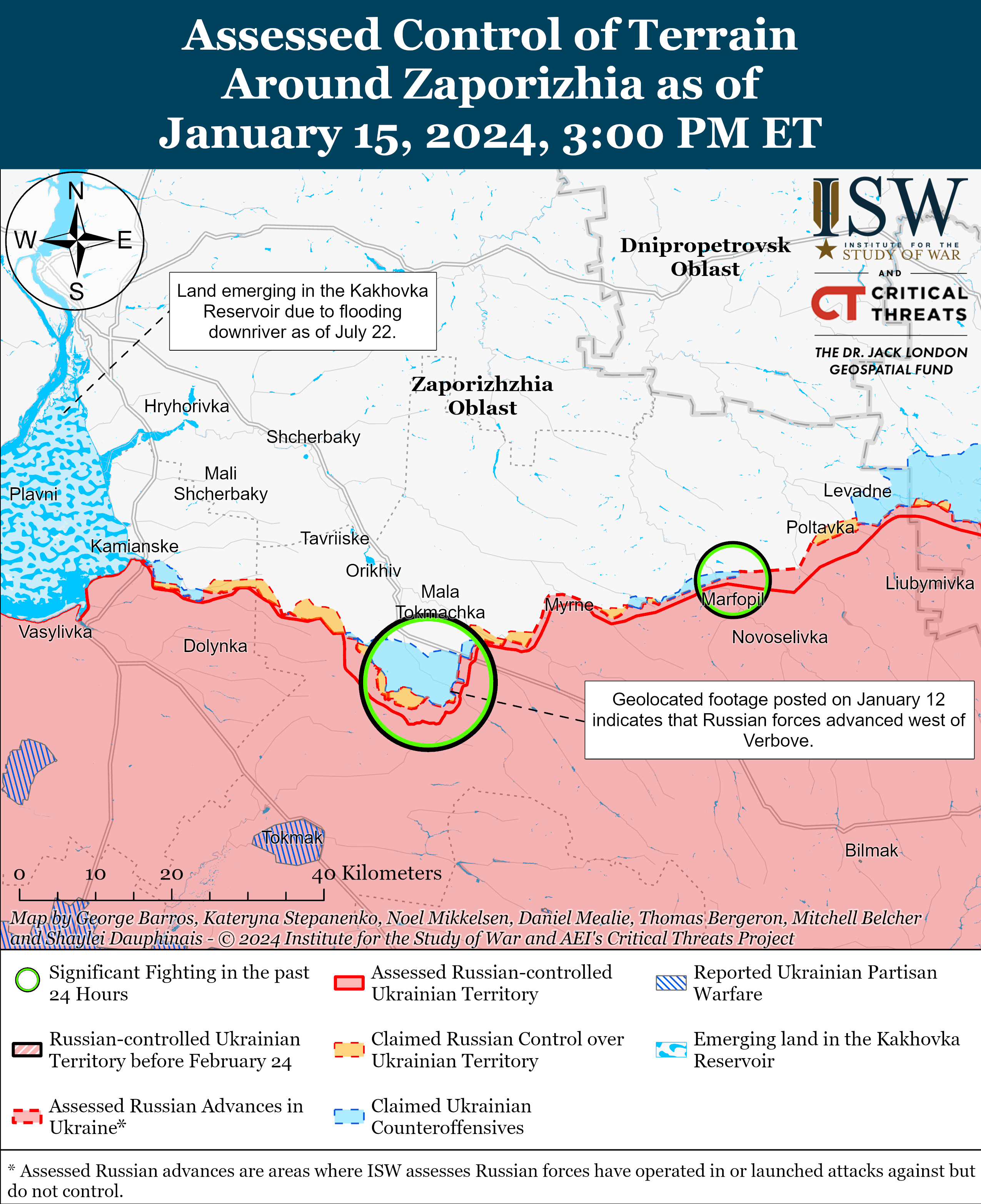 Russian Offensive Campaign Assessment, January 15, 2024